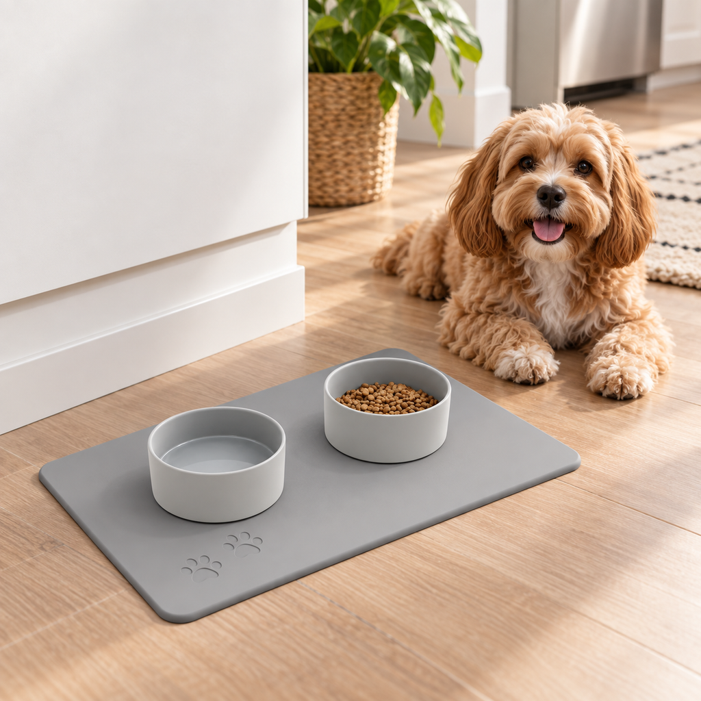 Lot De 2 Gamelles Pour Animaux dans un coin repas pour animal