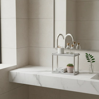 Organisateur De Salle De Bain Diatomite Gris 2