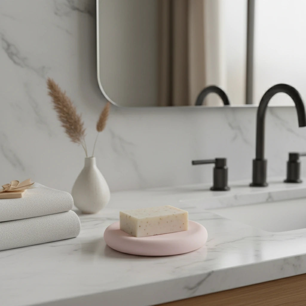 Porte Savon Rose 3